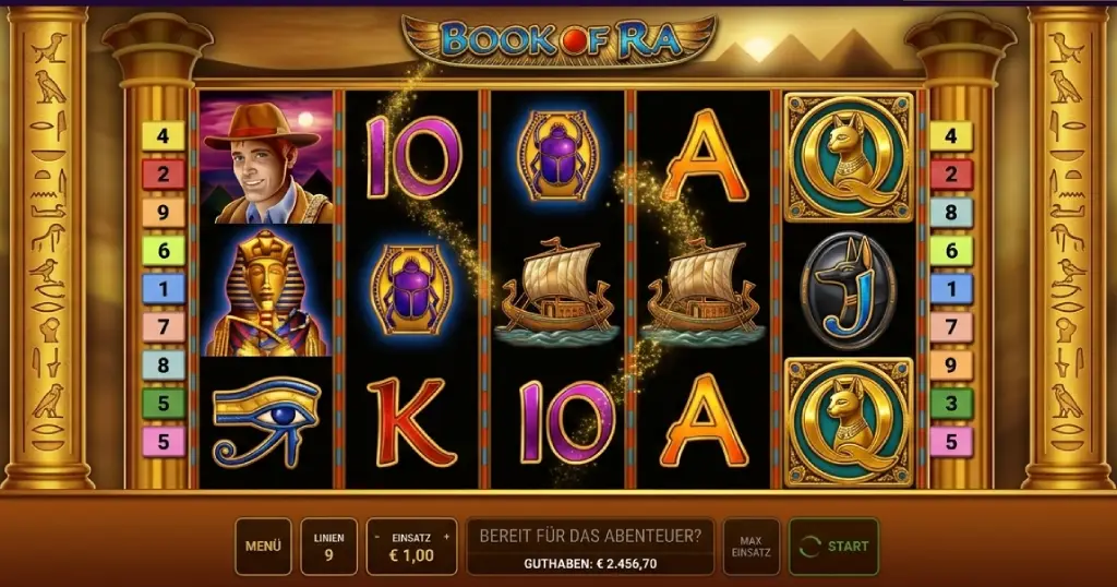 Book of Ra Spielansicht